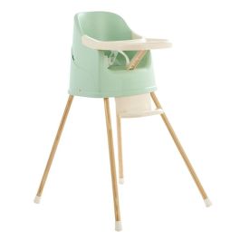 Thermobaby TER3023191989739 Silla alta verde Céladon Green - Hecho en Francia