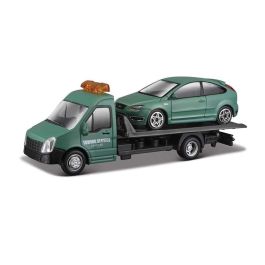 Color Baby Camion Remolque con Coche Metal escala 1:43 Street Fire Die Cast Plastic para +3 años Surtidos