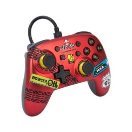 PowerA Mando con Cable Nano Oficial Nintendo Switch Mario Kart Racer Red - Control de Tamaño Estándar, Diseño Compacto y Ergonómico