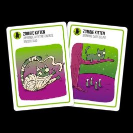 Exploding Kittens Zombie Kittens | Juego de Cartas, Edición Independiente y Compatible | Español, 2-5 Jugadores, +7 años, 15 min Exploding Kittens Zombie Kittens | Juego de Cartas, Edición Independiente y Compatible | Español, 2-5 Jugadores, +7 años, 15 min