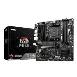 MSI B550M Pro-VDH (B550.AM4.mATX.AMD) Placa Base para AMD AM4 Chipset B550 Micro-ATX