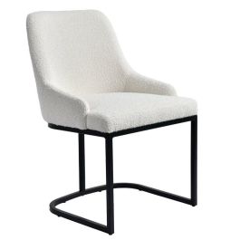 Silla Moderno DKD Home Decor Blanco Negro 61 x 82.5 x 54 cm