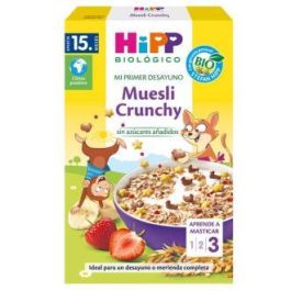 HIPP Muesli Crunchy Bio para bebés y niños a partir de 15 meses, sin azúcares añadidos, 200g Precio: 5.6899997. SKU: B18ZH6XT2Y