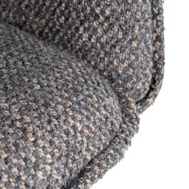 Silla Gris Tejido-Metal Salón 58,50 X 60 X 86,50 cm