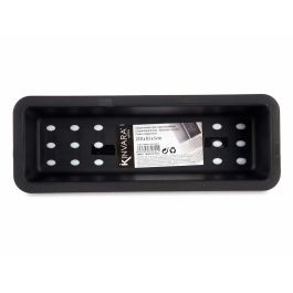 Kinvara Compartimento Cajon Plastico Pequeño Surtido Polipropileno Blanco Gris Negro 24x8.5x5.5 cm (Set de 36)