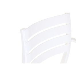 Silla Terraza Y Jardin DKD Home Decor Blanco 52 x 84 x 57 cm (4 Unidades) Silla Terraza Y Jardin DKD Home Decor Blanco 52 x 84 x 57 cm (4 Unidades)