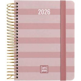 Agenda Anual (2026) Grafoplas Design Espiral Tapa Extra Con Goma A6 150X120 S/V Stripes Precio: 10.89. SKU: B16FHR87E6