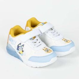 Cerdá T026 Zapatillas Deportivas Bluey con Luces para Niños (3+ años), Suela TPR, Blancas, Talla 26