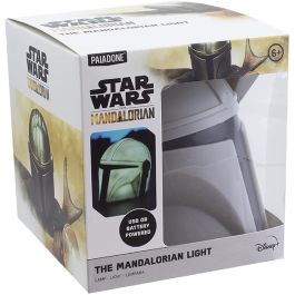 Paladone Lámpara Star Wars The Mandalorian - Casco con Luz, Funciona con Baterías AAA o USB Paladone Lámpara Star Wars The Mandalorian - Casco con Luz, Funciona con Baterías AAA o USB