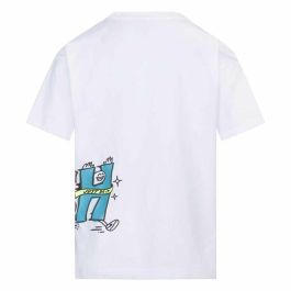 Camiseta de Manga Corta Infantil Nike KT-S/S Knit Blanco
