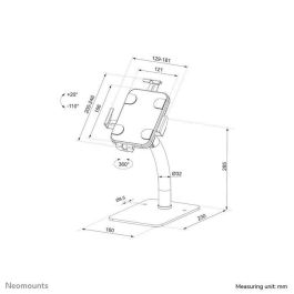 Neomounts Soporte de Escritorio Universal Bloqueable para Tabletas 7.9-11 Pulgadas Neomounts Soporte de Escritorio Universal Bloqueable para Tabletas 7.9-11 Pulgadas