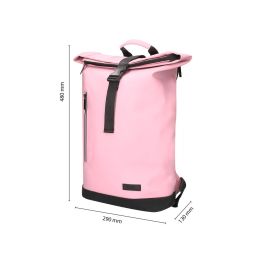 Mochila Antartik Roll Pack Waterproof Enrollable Gran Capacidad Rosa 480x130x280 mm