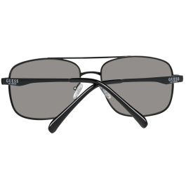 Guess Gafas GF0211 Gafas de Sol para Hombre con Montura Metálica Rectangular, Lente 58mm, Varilla 140mm