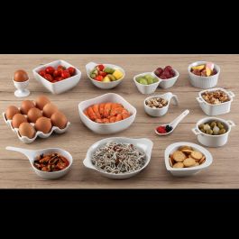 Fuente Aperitivo Oval Versa 14x15.2x3.6 cm - Porcelana (6 Unidades) Fuente Aperitivo Oval Versa 14x15.2x3.6 cm - Porcelana (6 Unidades)