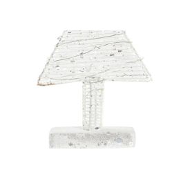 Decoracion Luminosa Navidad Moderna DKD Home Decor Blanco 6 x 50 x 18 cm (2 Unidades)