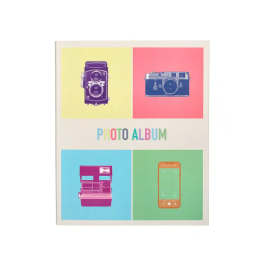 Liderpapel Álbum de Fotos con Anillas y 20 Hojas Autoadhesivas - Medidas 325x270mm