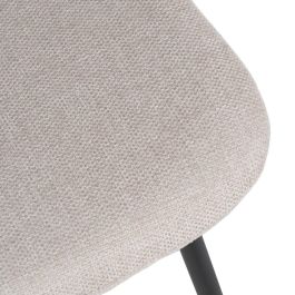 Silla Crema Tejido-Metal Salón 44 X 55 X 82 cm