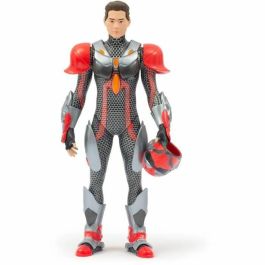 Gormiti GRV034 Figura articulada Vástago con armadura Modelo Fuego 27 cm +4 años