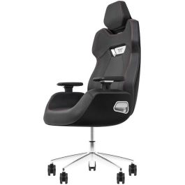 Thermaltake E700 Gaming Chair Storm Black para PC | Silla Gamer Cuero, 150kg, Reposabrazos 4D