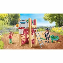 Playmobil 71475 Carpintero con torreta de juego