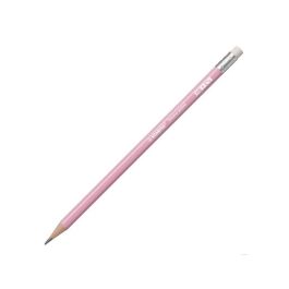 Stabilo Swano Lapiz Grafito Con Goma Pastel Rosa -12U-