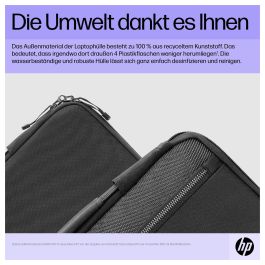 HP Funda para portátil Renew Executive 6B8Y3AA de 14 pulgadas en Negro de Poliéster, Diseñada para Trabajar
