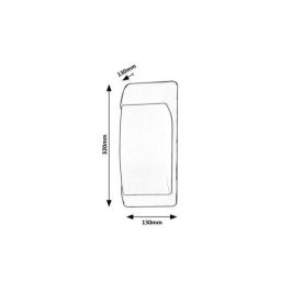 RABALUX RAB-7796 Aplique de Exterior Opole IP65 E27 Negro Mate Plástico Cuadrado 13x32cm para Fachada/Terraza Sin Bombilla