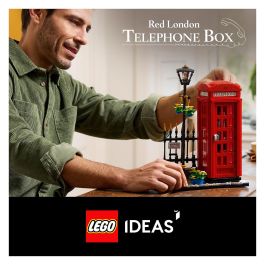 LEGO Ideas Cabina Telefónica Roja de Londres 21347, Juego de Construcción, 1460 Piezas, Multicolor