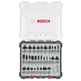 Bosch Professional 2607017474 Fresas Mixtas 6 mm Juego de 30 piezas para Router y Fresadora de Mano