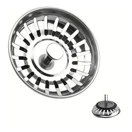 Silex Filtro de Rejilla para Fregadero de Acero Inoxidable Adaptable Franke, con Junta Ø5,2cm y Eje Ø2,8cm - Rejilla Ø8cm Precio: 4.49999968. SKU: B1D5Z9YRW7
