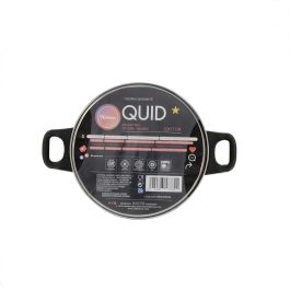 Quid Habitat Olla Acero Inoxidable 20x17 cm, Apta Inducción, Vitro, Gas y Eléctrica, con Asas Baquelita, Lavavajillas