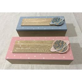 DKD Home Decor Caja Decorativa MDF Natural Colección Astro dog 6x9x22 cm (2 Unidades) Precio: 4.49999968. SKU: S3015299