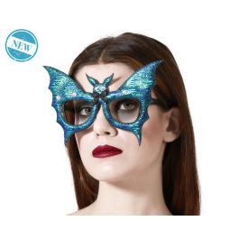 Gafas Grandes Brillantes Con Murciélago Azul 20x10 cm para Disfraces y Fiestas Precio: 0.95000004. SKU: B15Z9VC4PD