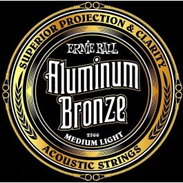Juego Acústica Aluminum Bronze Medium Light 12-54