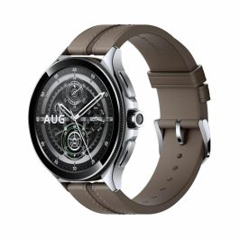 Xiaomi Watch 2 Pro Bluetooth Silver Case With Brown Leather Strap BHR7211GL