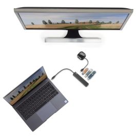 Hub USB Hama 00200117 Negro 60 W