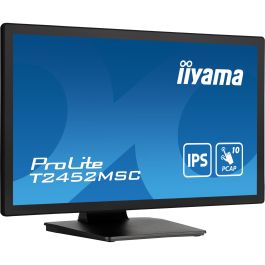 iiyama T2452MSC-B1 Monitor táctil 23.8" (60.5cm) Full HD IPS 14ms con HDMI, DisplayPort, USB-C y Altavoces Negro
