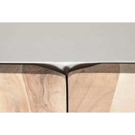 Buffet Scandi DKD Home Decor Natural Blanco 40 x 80 x 170 cm Buffet Scandi DKD Home Decor Natural Blanco 40 x 80 x 170 cm