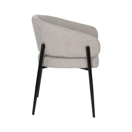 Silla Gris Tejido-Metal Contract 60 X 57 X 79 cm