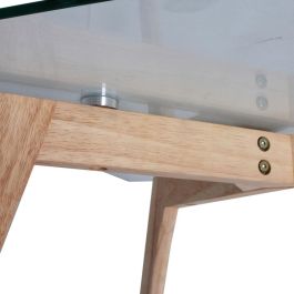 Home Deco Factory Mesa Rectangular Cristal 110x60 cm