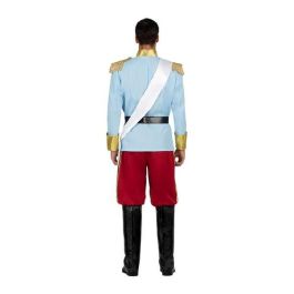 Disfraz príncipe azul XL (chaqueta, cinturón, pantalones y cubrebotas) Disfraz príncipe azul XL (chaqueta, cinturón, pantalones y cubrebotas)