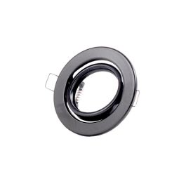 Aro Foco Downlight Circular Basculante "Vepa" Acero 90mm - Negro Precio: 2.50000036. SKU: B1C42ZMHCV