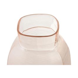 Jarrón Home ESPRIT Rosa Cristal Moderno 23 x 23 x 44 cm Jarrón Home ESPRIT Rosa Cristal Moderno 23 x 23 x 44 cm