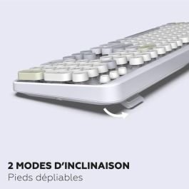 Teclado y Ratón Mobility Lab Modelo ergonómico Gris AZERTY