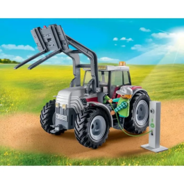 Playmobil Tractor Grande Con Accesorios Country 71305, Propulsión Eléctrica, 31 Piezas, +4 Años