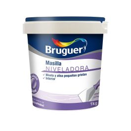 Bruguer Masilla niveladora 1kg 5196383 para interior, reparaciones en obra, yeso, madera Precio: 11.49999972. SKU: S7903627