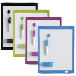 Nobo Pizarra Blanca Magnética para Hogar con Borrador, 216x280 mm, Colores Surtidos Precio: 8.88999947. SKU: B1FYLK4K75