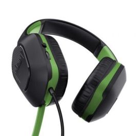 Trust Auriculares Gaming Gxt 415X Zirox Headset C- Microfono Diadema Ajustable Jack 3.5.Mm Verde-Negro Trust Auriculares Gaming Gxt 415X Zirox Headset C- Microfono Diadema Ajustable Jack 3.5.Mm Verde-Negro