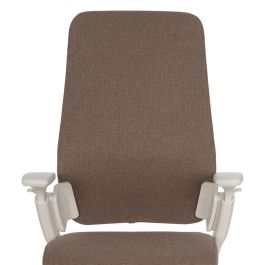 Silla de Oficina Blanco Taupé 67,5 x 62 x 114,5 cm