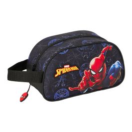 Neceser de Viaje Spider-Man Attack Negro 26 x 15 x 12 cm